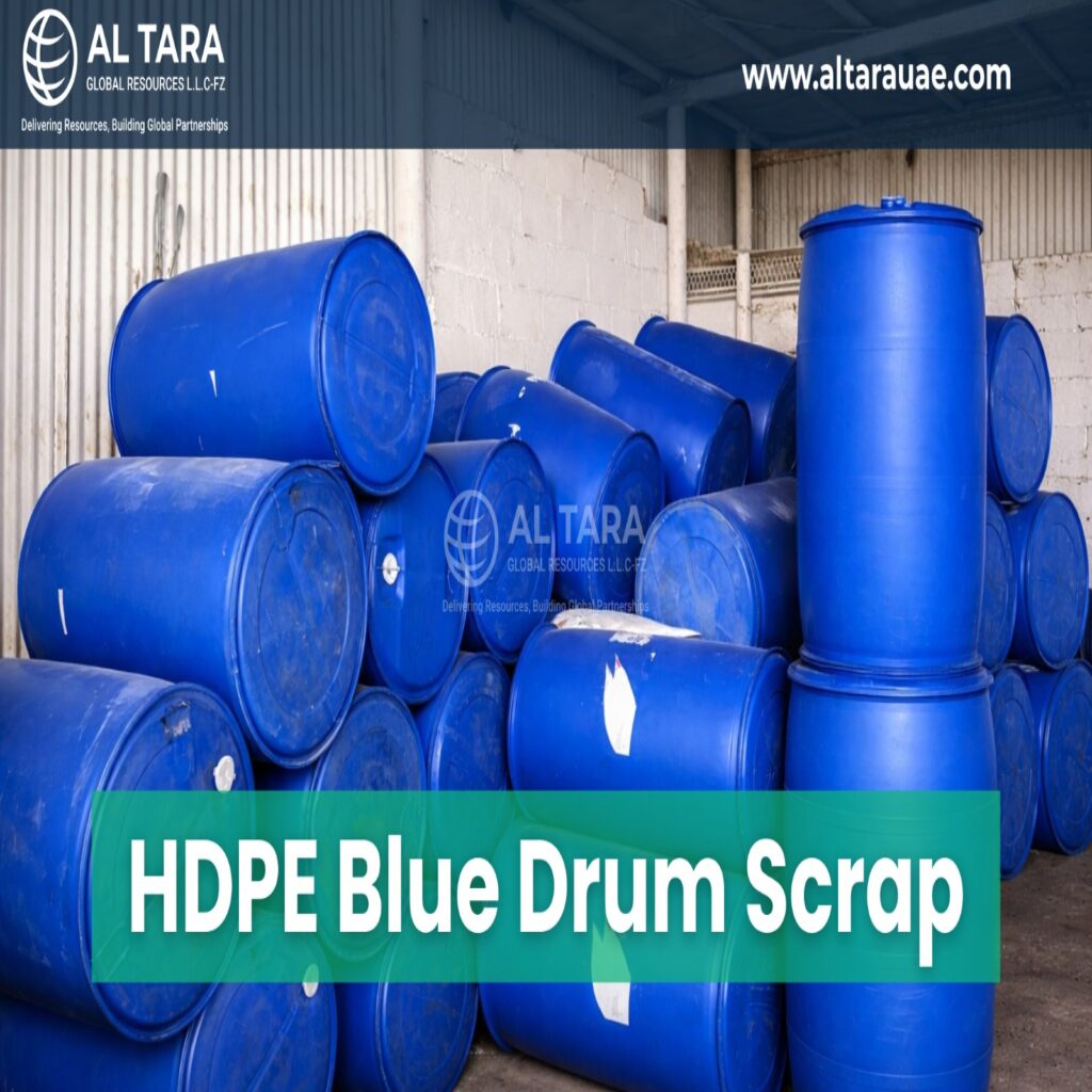 HDPE Blue Drum Scrap
