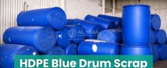 HDPE Blue Drum Scrap