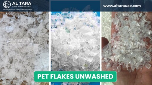 PET flakes unwashed scrap
