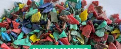 PP mixed colour regrind